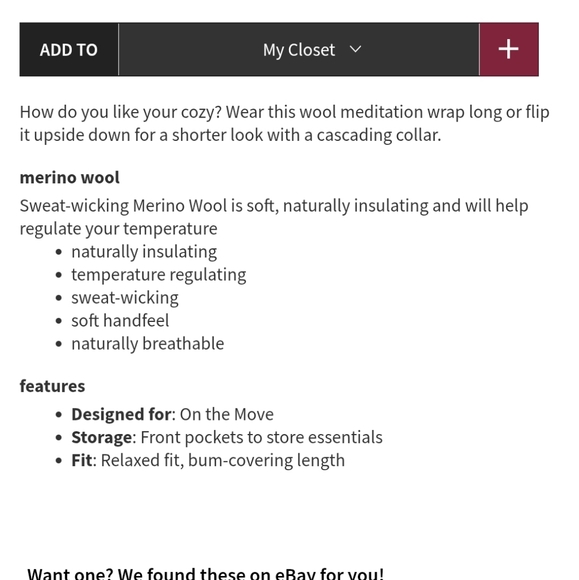 Lululemon Sit In Lotus Wrap II - Picture 5 of 10